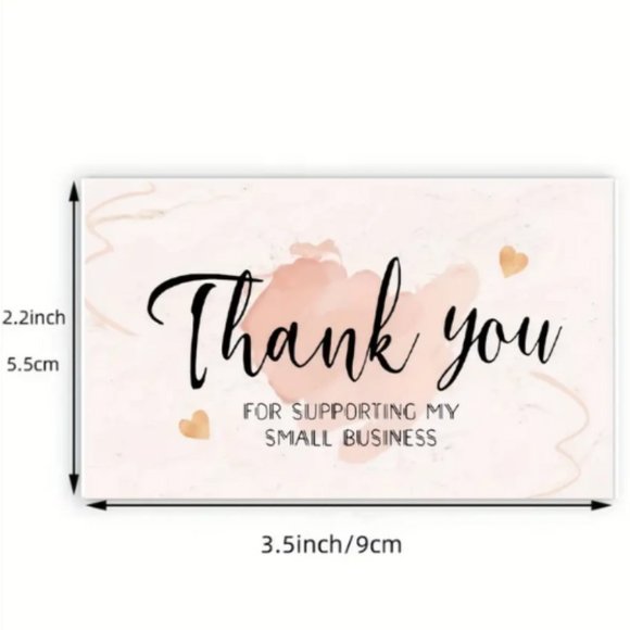 ♥️ 5x25 / 50 Thank you Cards bundle - Picture 4 of 8